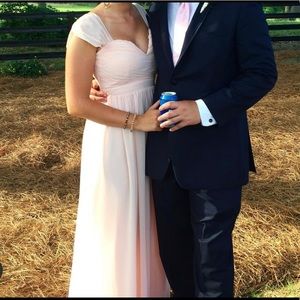 Blush Floor Length Dress